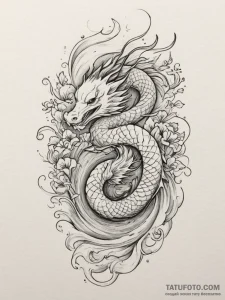 Tattoo design a stylized "zero to hero" trans... - эскиз тату (№1755011772_0, 12.08.2025 15:16) — Tatufoto.com
