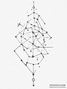 Tattoo design a tiny, almost invisible conste... - эскиз тату (№1755014959_0, 12.08.2025 16:09) — Tatufoto.com