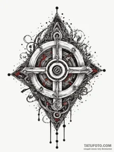 Omega (symbol), concept art for tattoo, vibra... - эскиз тату (№1755018332_0, 12.08.2025 17:05) — Tatufoto.com