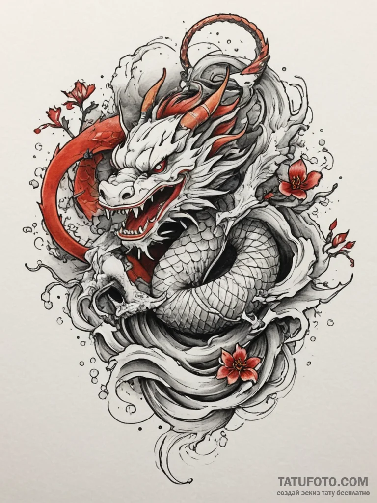 Tattoo sketch: a dynamic kolovrat depicted in... - эскиз тату (№1755026564_0, 12.08.2025 19:22) — Tatufoto.com