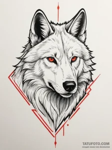 Fenrir (the wolf), artistic tattoo sketch, bl... - эскиз тату (№1755034440_0, 12.08.2025 21:34) — Tatufoto.com
