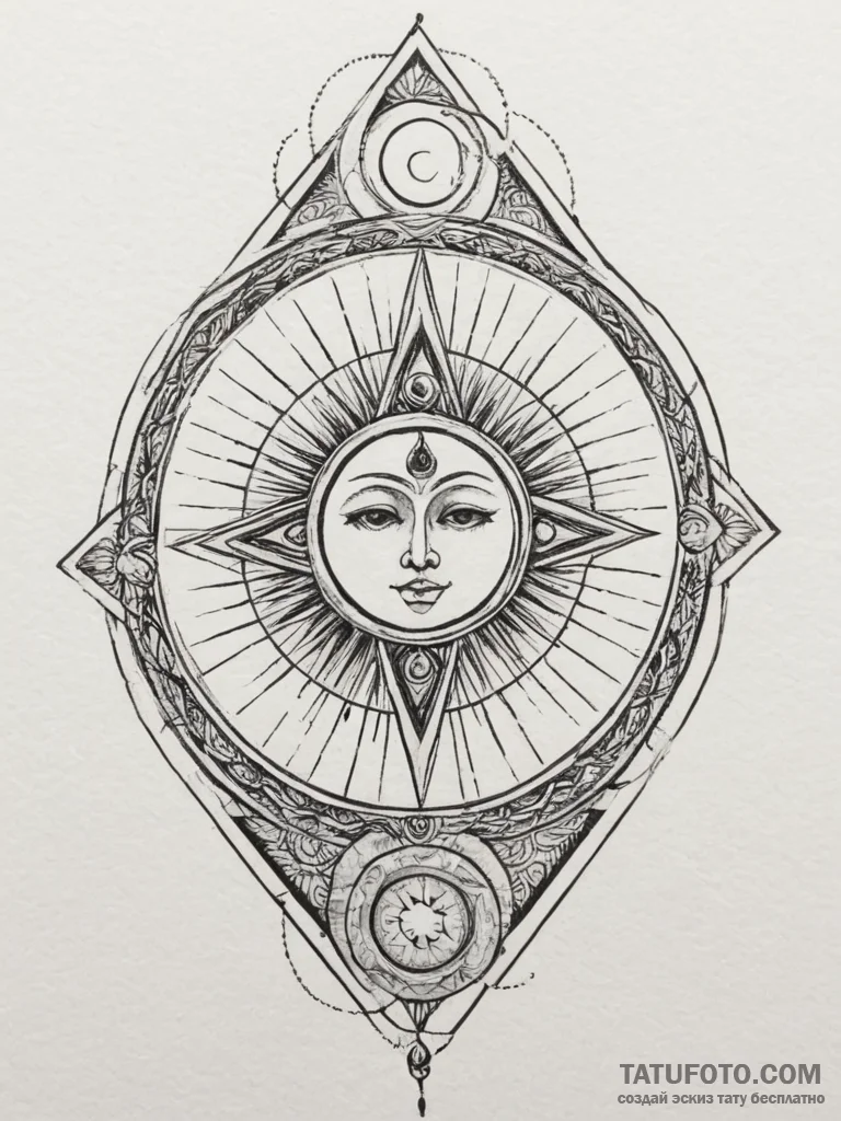 Tattoo sketch the glyph for aries (1st house)... - эскиз тату (№1755041287_0, 12.08.2025 23:28) — Tatufoto.com