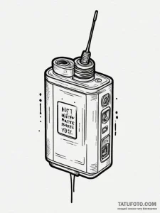 Tattoo design a game cartridge with a single... - эскиз тату (№1755047786_0, 13.08.2025 01:16) — Tatufoto.com