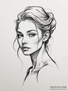 Sculpture, ink illustration for tattoo, black... - эскиз тату (№1755048386_0, 13.08.2025 01:26) — Tatufoto.com