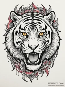 Saber-toothed tiger, tattoo flash sheet desig... - эскиз тату (№1755050008_0, 13.08.2025 01:53) — Tatufoto.com