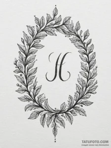 Tattoo design a vine with significant dates o... - эскиз тату (№1755052797_0, 13.08.2025 02:39) — Tatufoto.com