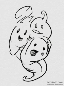 Tattoo sketch a pac-man on one partner, and a... - эскиз тату (№1755053396_0, 13.08.2025 02:49) — Tatufoto.com