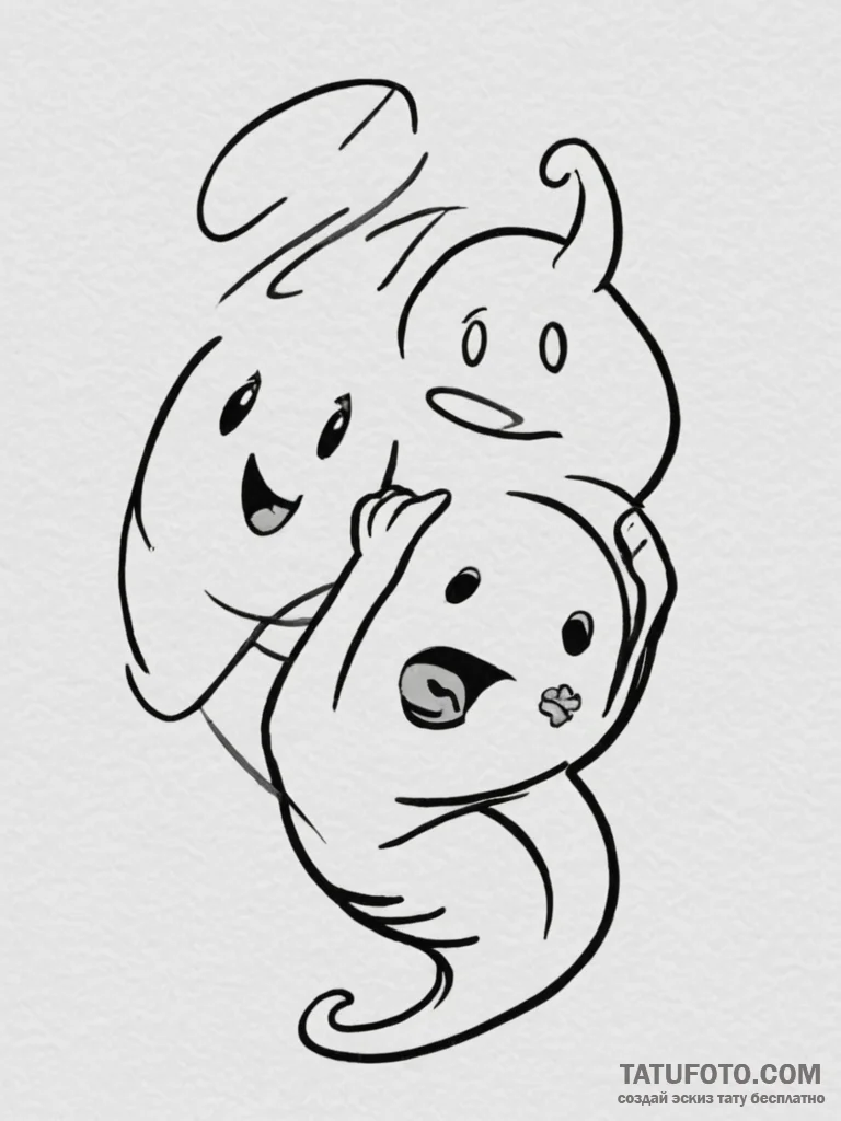 Tattoo sketch a pac-man on one partner, and a... - эскиз тату (№1755053396_0, 13.08.2025 02:49) — Tatufoto.com