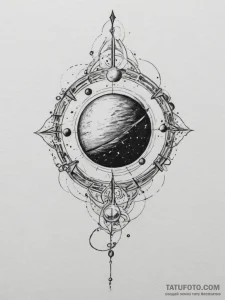 Tattoo design a blackwork tattoo of the rulin... - эскиз тату (№1755053994_0, 13.08.2025 02:59) — Tatufoto.com