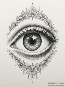 Tattoo design a fine line drawing of a human... - эскиз тату (№1755061567_0, 13.08.2025 05:06) — Tatufoto.com