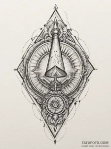 Tattoo design a futuristic laboratory beaker... - эскиз тату (№1755062564_0, 13.08.2025 05:22) — Tatufoto.com