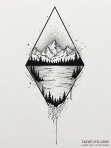 Tattoo sketch a subtle soundwave of a loved o... - эскиз тату (№1755063761_0, 13.08.2025 05:42) — Tatufoto.com