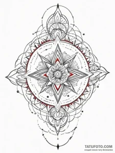 Comet, tattoo sketch design, geometric tattoo... - эскиз тату (№1755065555_0, 13.08.2025 06:12) — Tatufoto.com