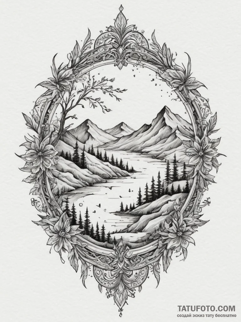 Tattoo design a fading abstract battlefield s... - эскиз тату (№1755065754_0, 13.08.2025 06:15) — Tatufoto.com