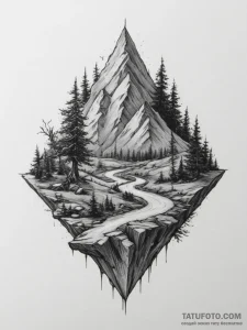 Svarog's square, concept art for tattoo, blac... - эскиз тату (№1755066552_0, 13.08.2025 06:29) — Tatufoto.com