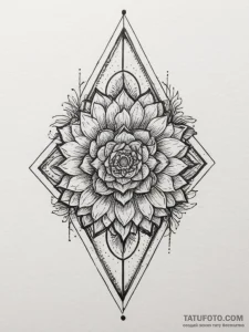Tattoo design: a geometric svarozhich, with s... - эскиз тату (№1755077917_0, 13.08.2025 09:38) — Tatufoto.com