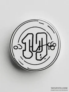 Tattoo sketch a retro arcade button with "1up... - эскиз тату (№1755084895_0, 13.08.2025 11:34) — Tatufoto.com