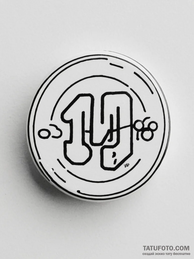 Tattoo sketch a retro arcade button with "1up... - эскиз тату (№1755084895_0, 13.08.2025 11:34) — Tatufoto.com