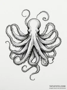 Octopus - эскиз тату (№1755086098_0, 13.08.2025 11:54) — Tatufoto.com