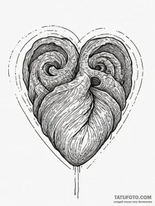 Tattoo sketch a stylized fingerprint forming... - эскиз тату (№1755087291_0, 13.08.2025 12:14) — Tatufoto.com