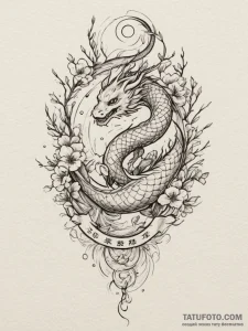 Tattoo sketch a stylized tree where the branc... - эскиз тату (№1755088293_0, 13.08.2025 12:31) — Tatufoto.com