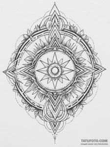 137. tattoo design: an "ud" rune integrated w... - эскиз тату (№1755088692_0, 13.08.2025 12:38) — Tatufoto.com