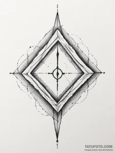 103. tattoo sketch: "opora" rune as part of a... - эскиз тату (№1755090897_0, 13.08.2025 13:14) — Tatufoto.com