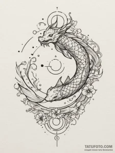 Tattoo sketch a zodiac glyph with its ruling... - эскиз тату (№1755093503_0, 13.08.2025 13:58) — Tatufoto.com