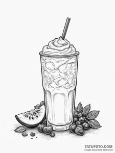 Food & drink - эскиз тату (№1755097480_0, 13.08.2025 15:04) — Tatufoto.com