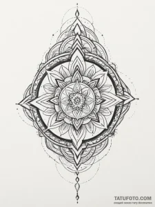 Uroboros, tattoo flash sheet design, geometri... - эскиз тату (№1755097880_0, 13.08.2025 15:11) — Tatufoto.com