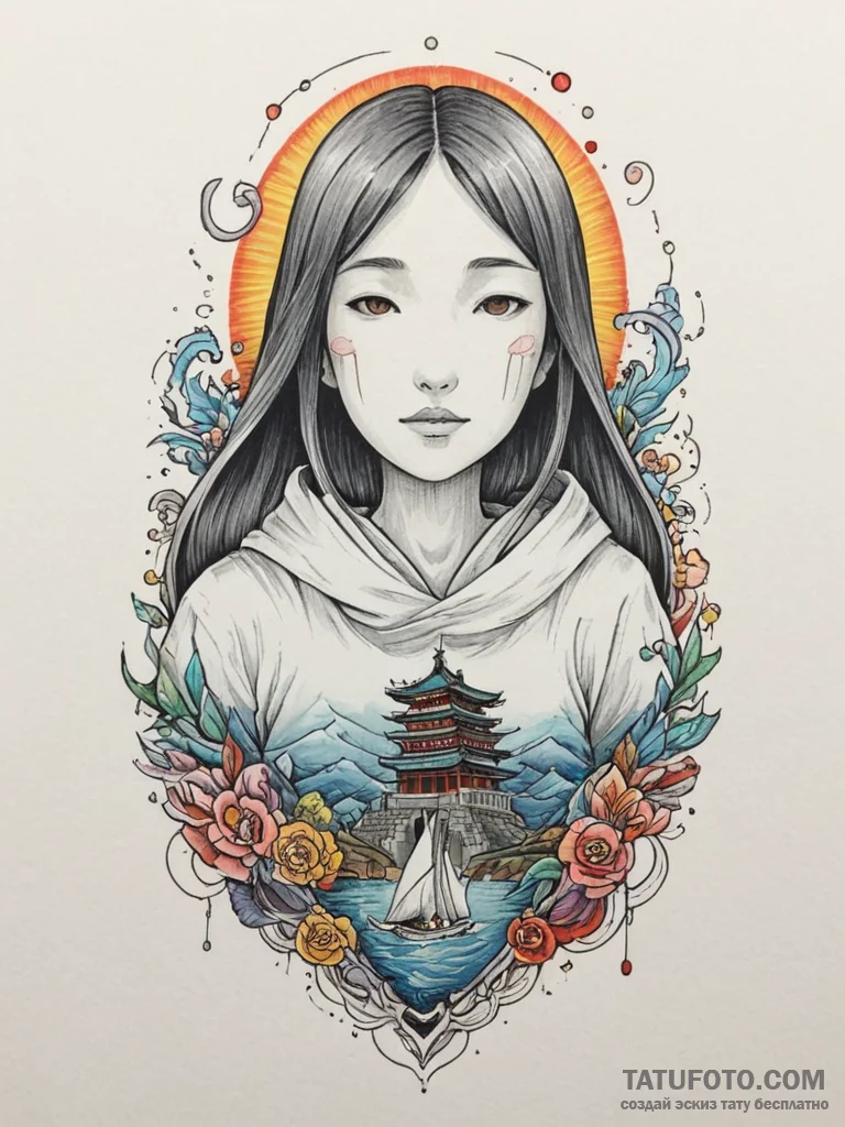 No-face from spirited away, artistic tattoo s... - эскиз тату (№1755110980_0, 13.08.2025 18:49) — Tatufoto.com