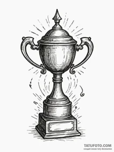 Tattoo sketch a glowing "achievement unlocked... - эскиз тату (№1755114112_0, 13.08.2025 19:41) — Tatufoto.com
