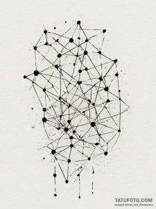 Constellation, tattoo flash sheet design, rou... - эскиз тату (№1755115287_0, 13.08.2025 20:01) — Tatufoto.com
