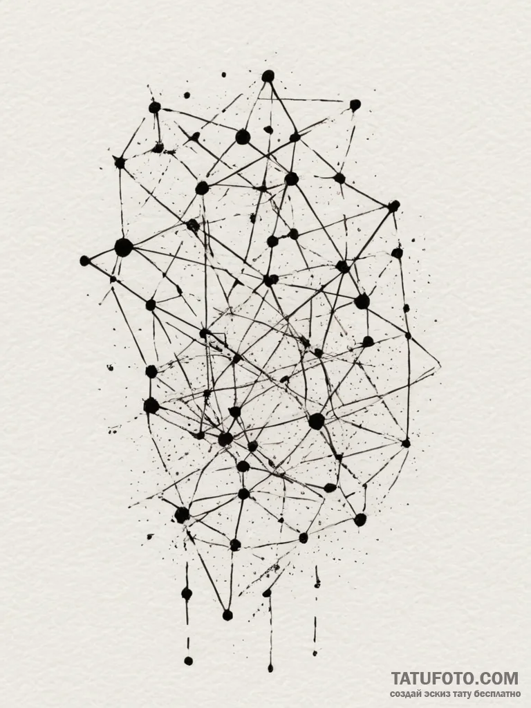 Constellation, tattoo flash sheet design, rou... - эскиз тату (№1755115287_0, 13.08.2025 20:01) — Tatufoto.com