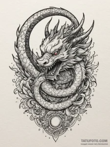 Tattoo sketch a minimalist sun or moon., arti... - эскиз тату (№1755117461_0, 13.08.2025 20:37) — Tatufoto.com