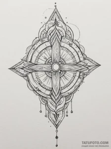 Tattoo design a delicate blend of colors that... - эскиз тату (№1755119474_0, 13.08.2025 21:11) — Tatufoto.com