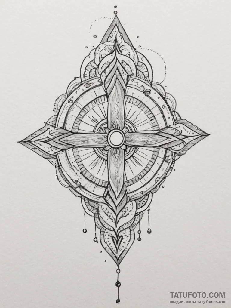 Tattoo design a delicate blend of colors that... - эскиз тату (№1755119474_0, 13.08.2025 21:11) — Tatufoto.com