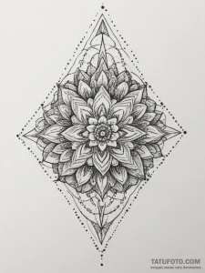 Tattoo design a small, unique motif that hold... - эскиз тату (№1755127453_0, 13.08.2025 23:24) — Tatufoto.com