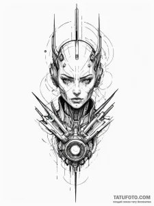 р“сђсѓрїрїр° 18: futuristic & cyberpunk (р¤сѓ... - эскиз тату (№1755128266_0, 13.08.2025 23:37) — Tatufoto.com