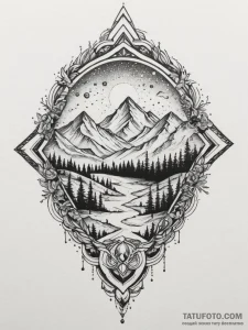Tattoo design a stylized "boss battle" health... - эскиз тату (№1755128465_0, 13.08.2025 23:41) — Tatufoto.com