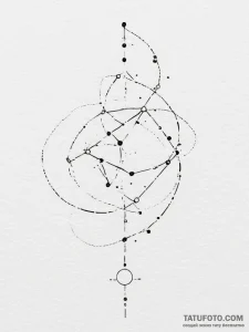 Tattoo design a tiny, almost invisible conste... - эскиз тату (№1755132075_0, 14.08.2025 00:41) — Tatufoto.com