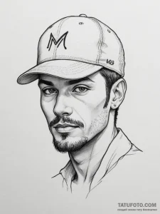 Monomakh's cap, tattoo line art, on a clean w... - эскиз тату (№1755134294_0, 14.08.2025 01:18) — Tatufoto.com