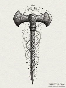 Tattoo sketch: geometric representation of pe... - эскиз тату (№1755136886_0, 14.08.2025 02:01) — Tatufoto.com
