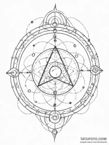 Astrolabe, tattoo drawing outline, on a clean... - эскиз тату (№1755138489_0, 14.08.2025 02:28) — Tatufoto.com