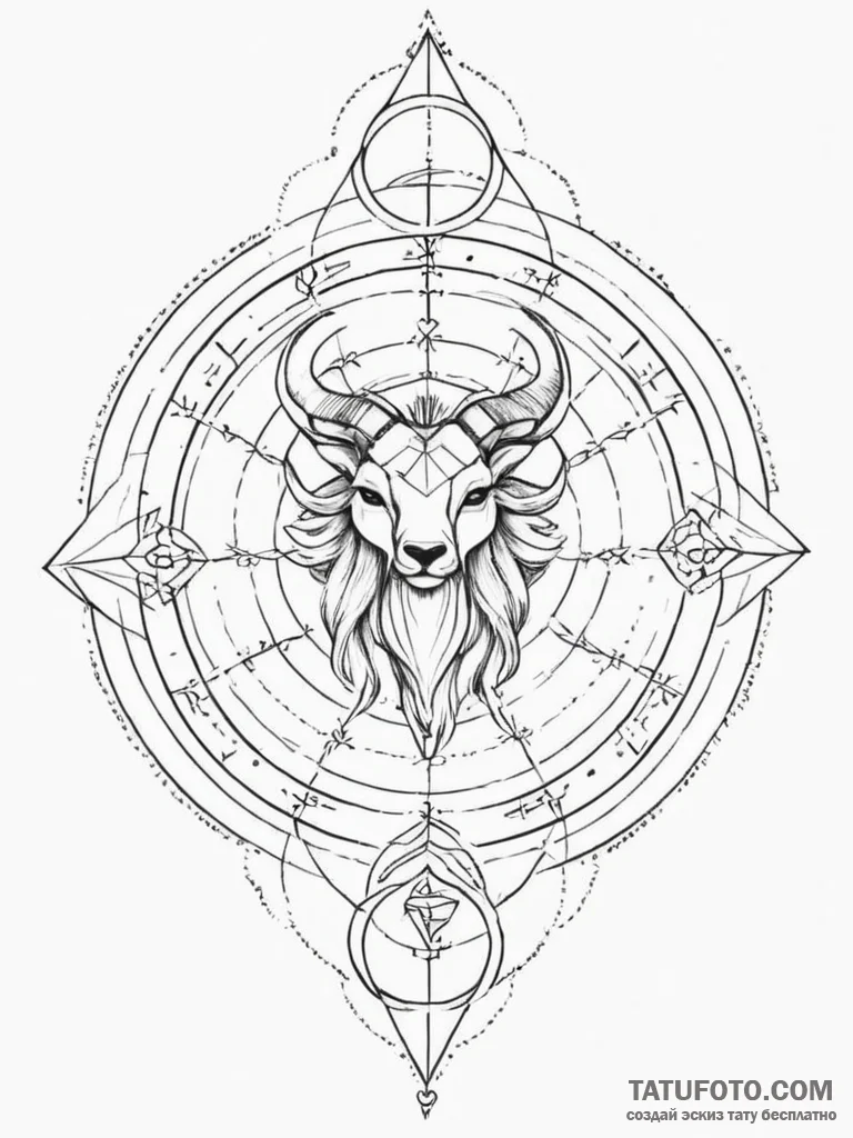 Tattoo design a geometric sphere with the zod... - эскиз тату (№1755140315_0, 14.08.2025 02:58) — Tatufoto.com