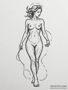 Tattoo design a human figure made of solid ro... - эскиз тату (№1755141322_0, 14.08.2025 03:15) — Tatufoto.com