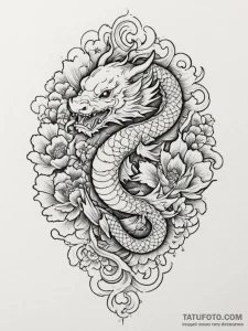 A japanese family crest (mon), concept art fo... - эскиз тату (№1755142112_0, 14.08.2025 03:28) — Tatufoto.com