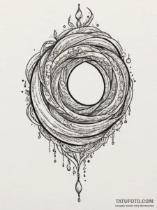 Tattoo sketch a small, stylized rainbow., tat... - эскиз тату (№1755145722_0, 14.08.2025 04:28) — Tatufoto.com
