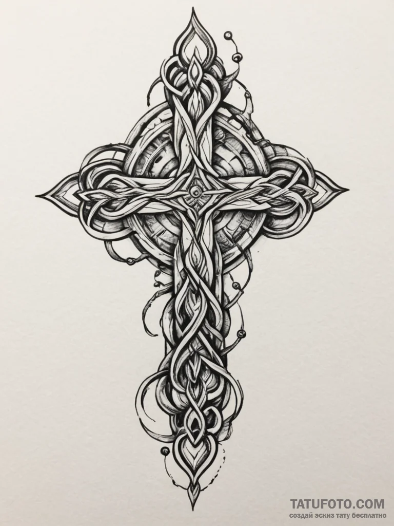 Tattoo design a strong, protective knotwork p... - эскиз тату (№1755158760_0, 14.08.2025 08:06) — Tatufoto.com