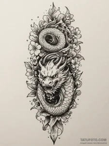 Tattoo sketch a strong, stoic redwood tree, r... - эскиз тату (№1755159155_0, 14.08.2025 08:12) — Tatufoto.com